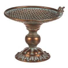 Autronic Metalni stalak Metal stand - 24 cm, arrangement stand, with birds, copper (FUP547)
