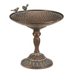 Autronic Metalni stalak Metal stand - 29 cm, arrangement stand, with birds, copper (FUP548)