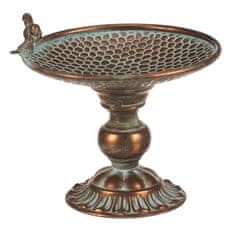 Autronic Metalni stalak Metal stand - 24 cm, arrangement stand, with birds, copper (FUP547)