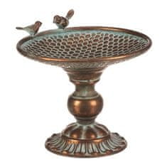 Autronic Metalni stalak Metal stand - 24 cm, arrangement stand, with birds, copper (FUP547)