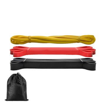 MG Training elastične trake za vježbanje 3 kom, šarene