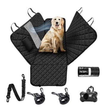 MG Dog Mat zaštitna podloga za automobil za psa, crna