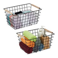 Northix Zložljiva klubska mizica z dvižno ploščo in polico