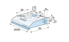 Mora Klasična napa OP 530 X