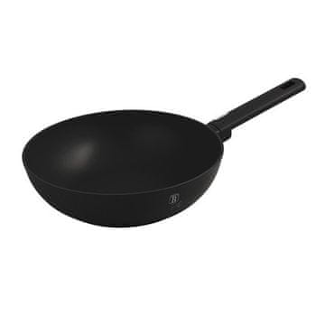 Berlingerhaus WOK tava s titanskim premazom BH-8180 28 cm Matte Black Collection