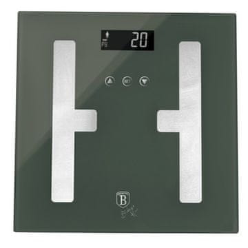 Berlingerhaus Osobna vaga BH-9759 with fat, muscle and water measurement 180 kg Matte Green Collection