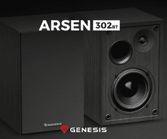 Genesis ARSEN 302BT računalni zvučnici, Bluetooth 5.3, crni