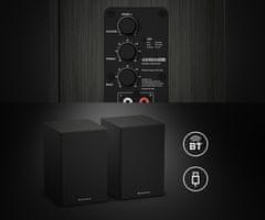 Genesis ARSEN 302BT računalni zvučnici, Bluetooth 5.3, crni