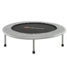 Northix Mini fitness trampolin, sklopivi, 97 cm, nosivost 150 kg, sivi