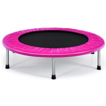 Northix Sklopivi trampolin ružičaste boje za djecu, 97 cm, nosivost 150 kg