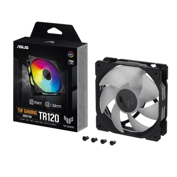 ASUS AR120 ARGB ventilator, 120 mm PWM, crni (90DA00E0-B09000)