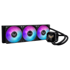ASUS TUF Gaming LC III 360 ARGB LCD CPU vodeno hlađenje, tri 120 mm ARGB ventilatora, Aura Sync, crna (90RC01A1-B0EAY0)