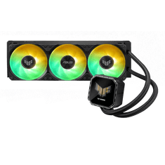 ASUS TUF Gaming LC III 360 ARGB LCD CPU vodeno hlađenje, tri 120 mm ARGB ventilatora, Aura Sync, crna (90RC01A1-B0EAY0)