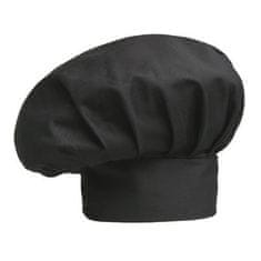 Egochef Kuharska kapa /visoka /crna/ 2kom