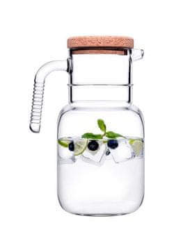 Pasabahce Hoop vrč / 1.5L / s plutenim poklopcem