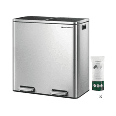 Songmics Kantu za odvojeno sakupljanje otpada 2x30L, LTB60NL