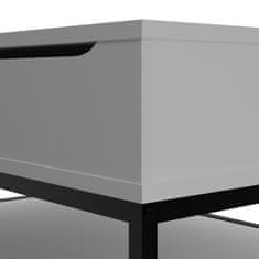 Northix Sklopivi stolić za kavu s podiznom pločom i prostorom za pohranu, moderni stol za dnevni boravak