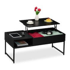 Northix Sklopivi stolić za kavu s podiznom pločom i prostorom za pohranu