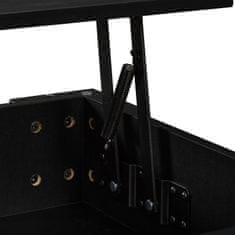 Northix Sklopivi stolić za kavu s podesivom pločom i policom za pohranu