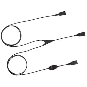 Jabra Jabra SUPERVISOR kabel s funkcijom isključivanja zvuka, crna