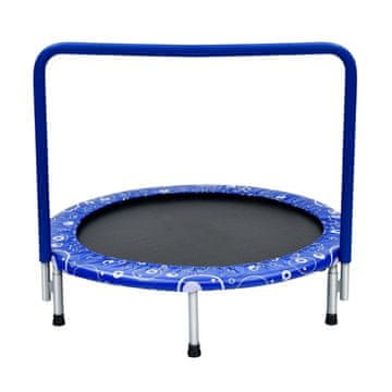 Northix Dječji trampolin mini trampolin sklopivi trampolin za malu djecu plava + crna