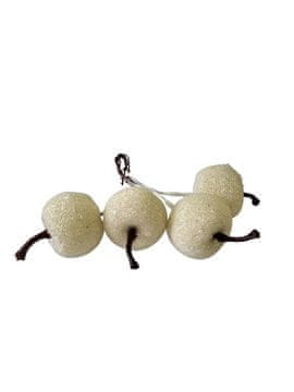 Rayher.	 Dekorativne jabuke, 3 cm, set4, bijela