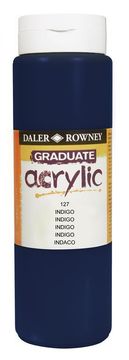 Daler Rowney Akrilna boja Graduate 500 ml, Indigo