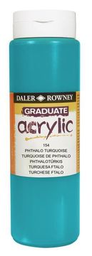 Daler Rowney Akrilna boja Graduate 500 ml, Phthalo Tu