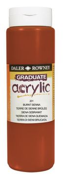 Daler Rowney Akrilna boja Graduate 500 ml, Burnt Sien