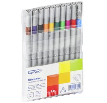 Rayher.	 Markeri Fineliner, 0,4 mm, set 10
