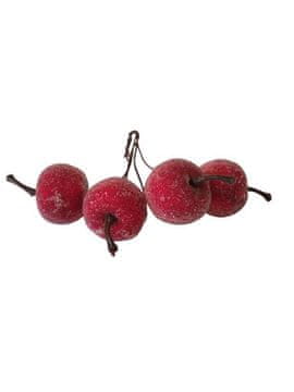 Rayher.	 Dekorativne jabuke, 3 cm, set4, crvena