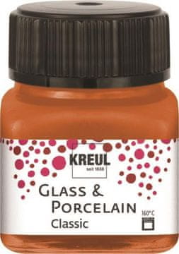 Rayher.	 Boja za porculan i staklo, 20 ml, pokivna, bakar