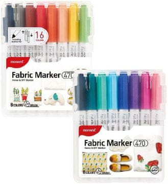 Rayher.	 Set tekstilnih markera, set 15 + 1