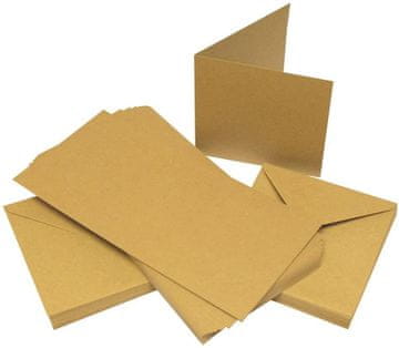 Rayher.	 OMOTNICE + ČESTITKE, SET 50, 13x13 cm, K