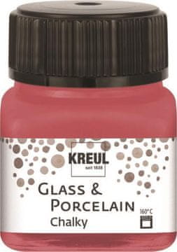 Rayher.	 Boja za porculan i staklo, 20 ml, ChalkyCozy Red