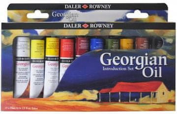 Daler Rowney Georgian uljane boje set Introduction, 10x22 ml