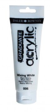 Daler Rowney Akrilna boja Graduate 120 ml, Mixing White