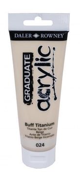 Daler Rowney Akrilna boja Graduate 120 ml, Buff Titanium
