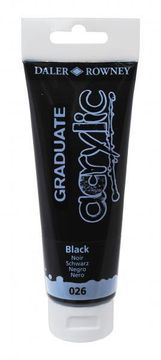 Daler Rowney Akrilna boja Graduate 120 ml, Black