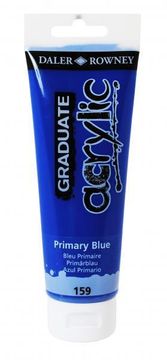 Daler Rowney Akrilna boja Graduate 120 ml, Primary Blue