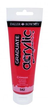 Daler Rowney Akrilna boja Graduate 120 ml, Crimson