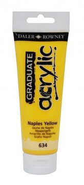 Daler Rowney Akrilna boja Graduate 120 ml, Naples Yellow