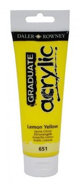 Daler Rowney Akrilna boja Graduate 120 ml, Lemon Yellow
