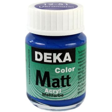 Rayher.	 DEKA ColorMatt 25 ml; ultramarine