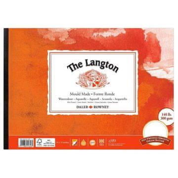 Daler Rowney Akvarel blok Langton HP, 14x10" 300g/m2,12 listova