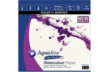 Daler Rowney Akvarel blok Aquafine, 35x35 cm, 300g/m2, 12 listova, NOT