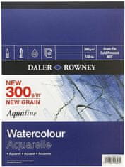 Daler Rowney Akvarel blok Aquafine, 10x7", 300g/m2, 12 listova, NOT