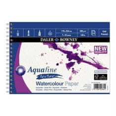Daler Rowney Akvarel blok, Aquafine, 18x25 cm, 300g/m2, 12 listova, spiralni uvez