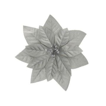 Rayher.	 Baršunast cvijet božićne zvijezde, 16cm