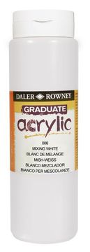 Daler Rowney Akrilna boja Graduate 500 ml, Mixing Wh.